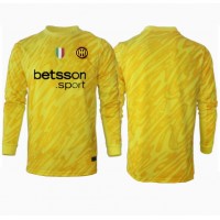 Echipament fotbal Inter Milan Portar Tricou Deplasare 2024-25 maneca lunga
